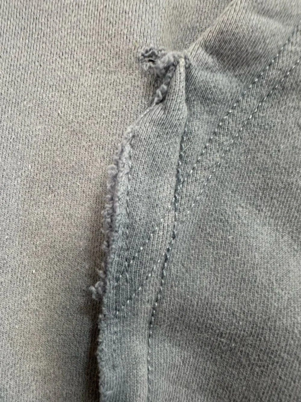 Polo Ralph Lauren Men’s Gray Blue Vintage 90s Spell out Full Zip Hoodie Size XXL